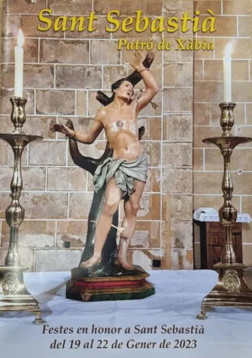 Cartel fiestas en honor a Sant Sebastià 2023