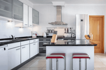Cocina americana con cocina eléctrica