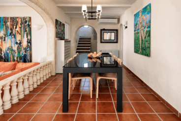 Comedor con aire acondicionado