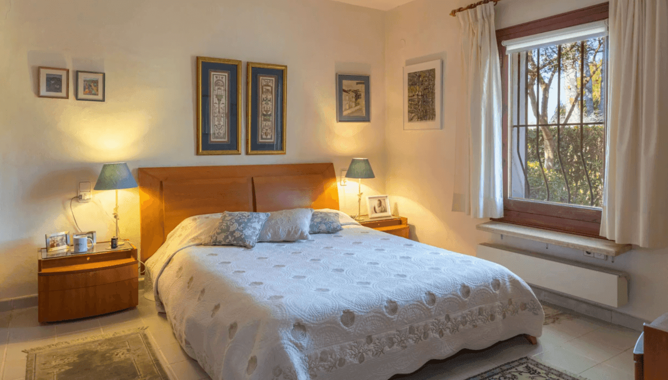 dormitorio doble de la villa
