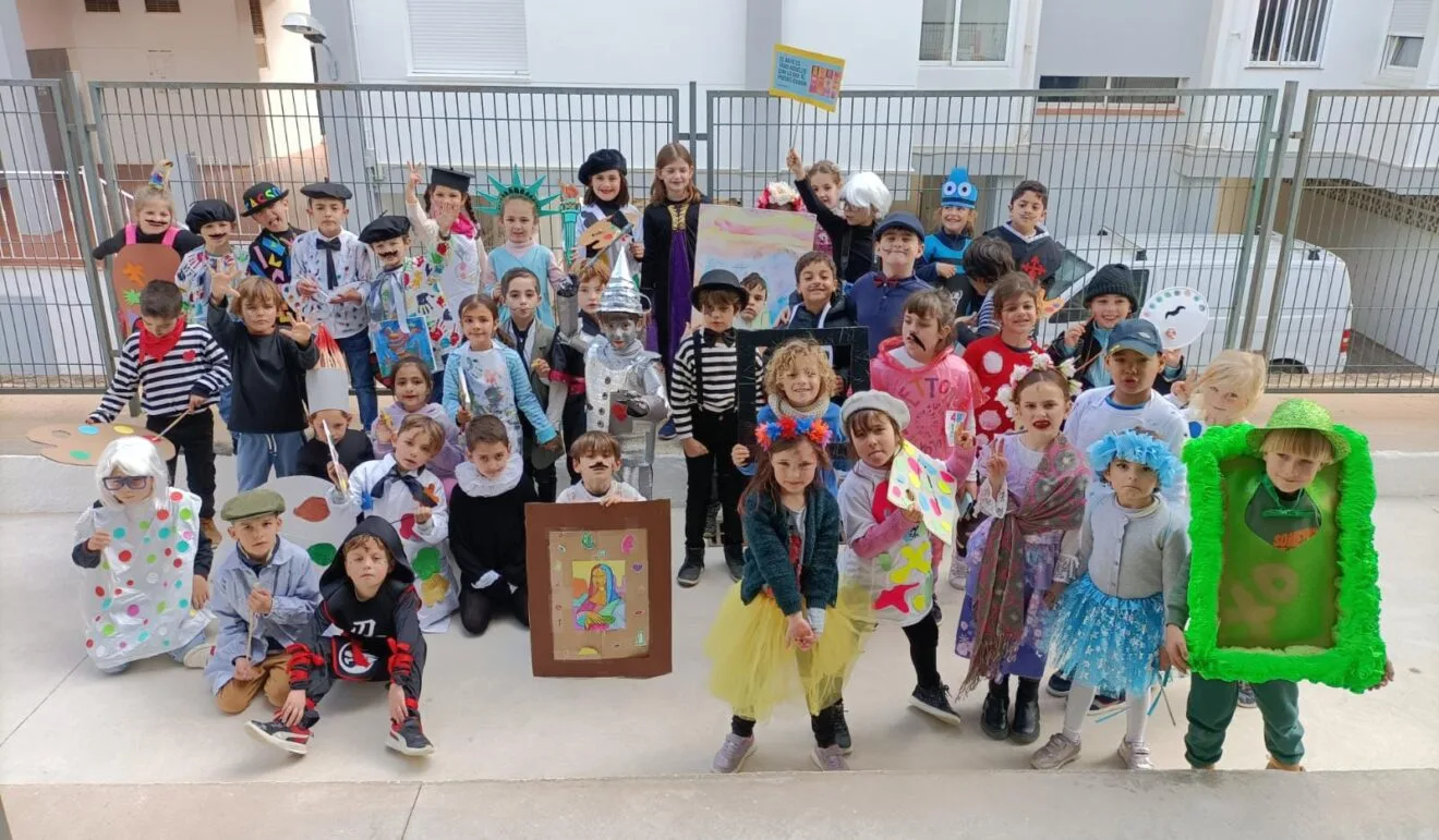 Escolares del CEIP Port de Xàbia en Carnaval 2023