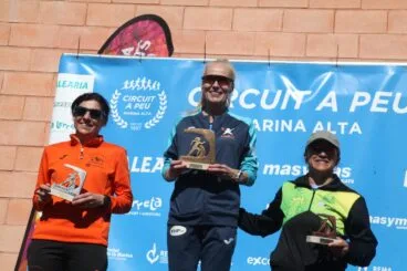 Entrega de trofeos Volta a Peu Xàbia 2023