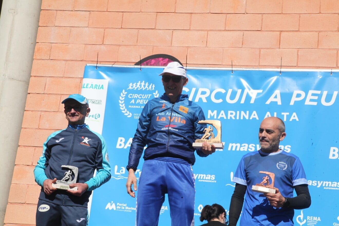 Entrega de trofeos Volta a Peu Xàbia 2023