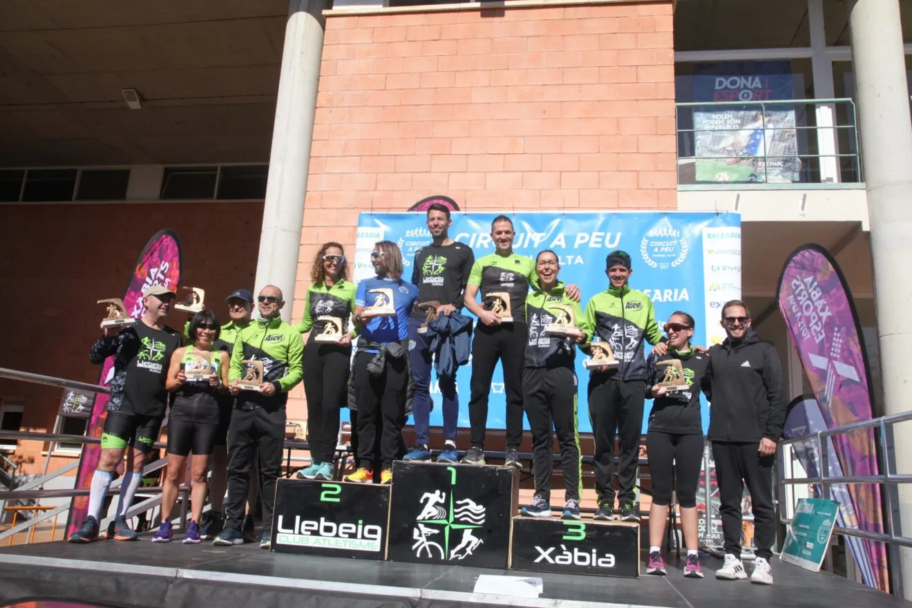 Entrega de trofeos Volta a Peu Xàbia 2023