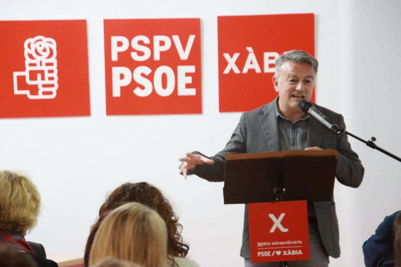 José Chulvi en la presentación de la lista de candidatos para las elecciones de 2023