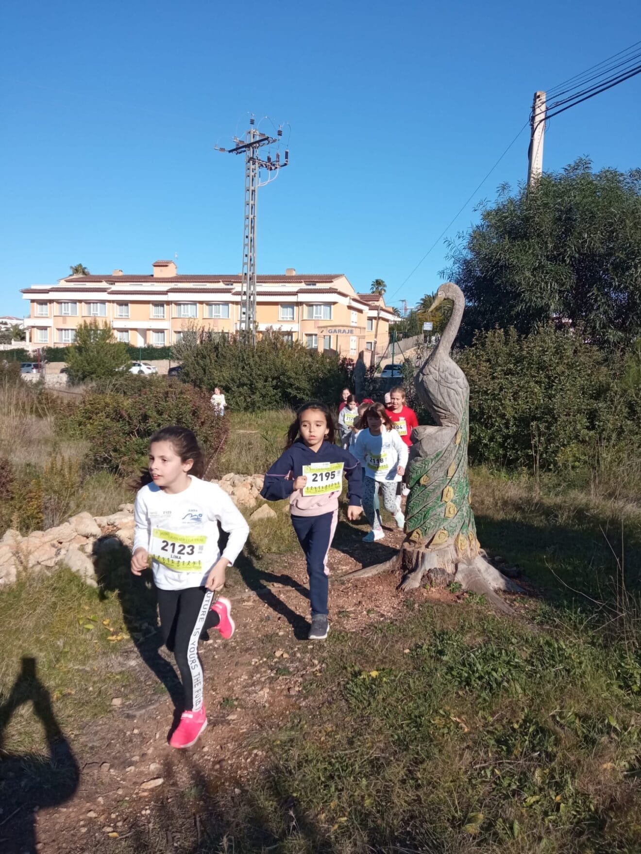 Participantes de la Minitrail Granadella Xàbia 2023-4