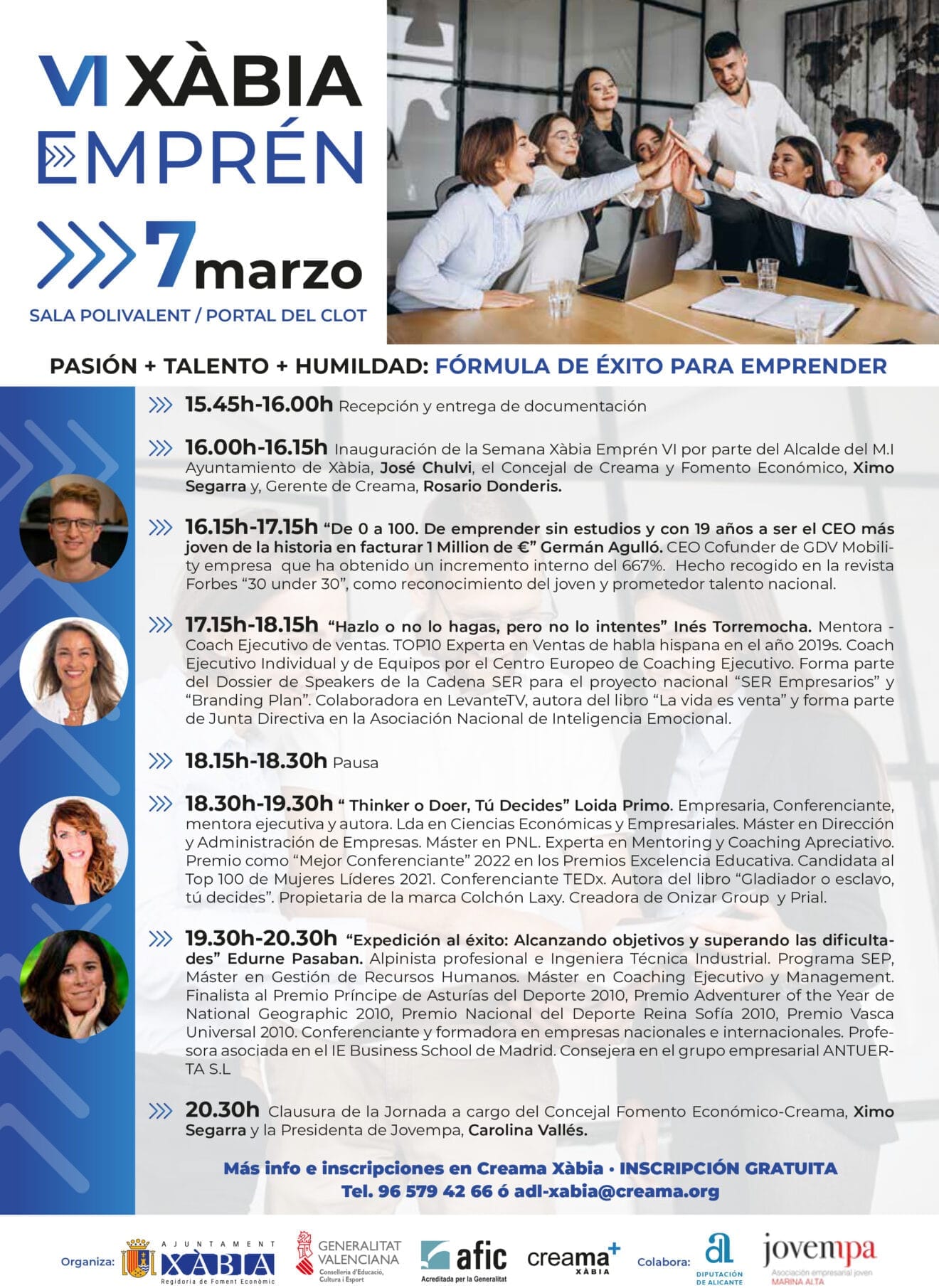 Programación de Xàbia Emprén