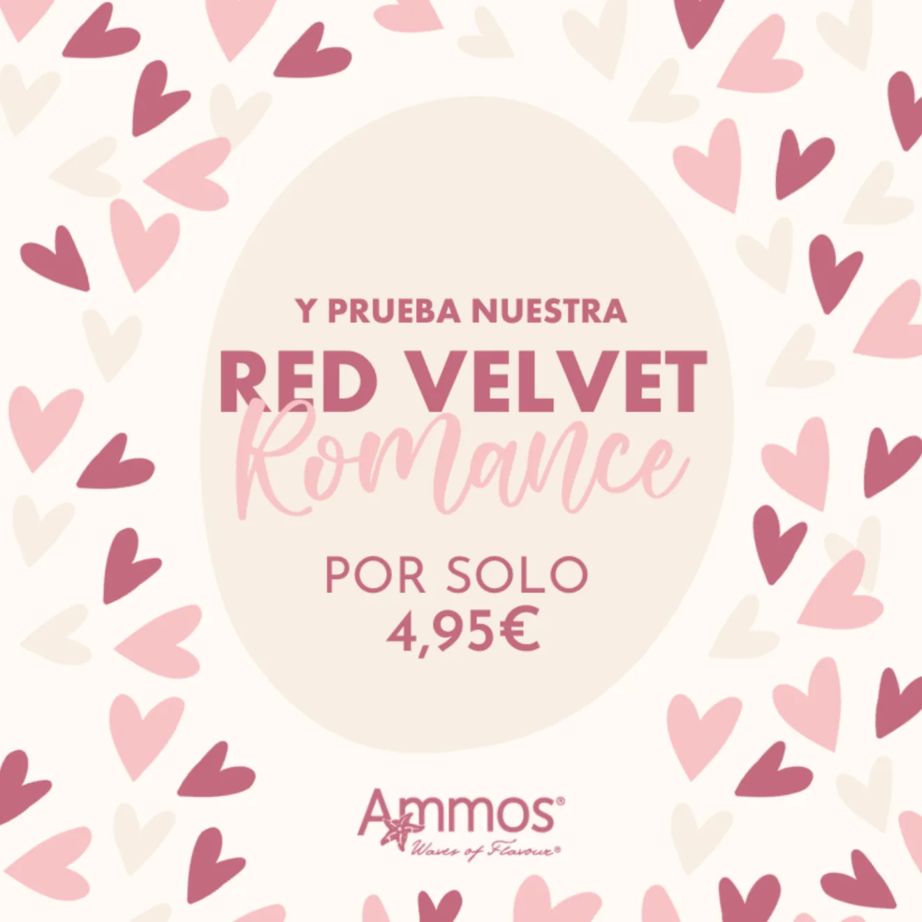 Prueba la Red Velvet Romance de San Valentín en Ammos