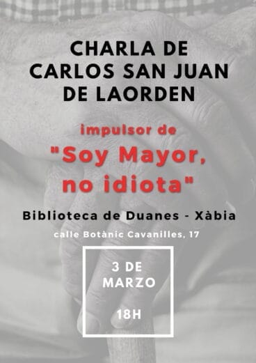Poster of the talk 'I'm older. No idiot'