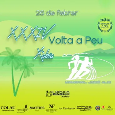 Cartel de la Volta a Peu Xàbia 2023