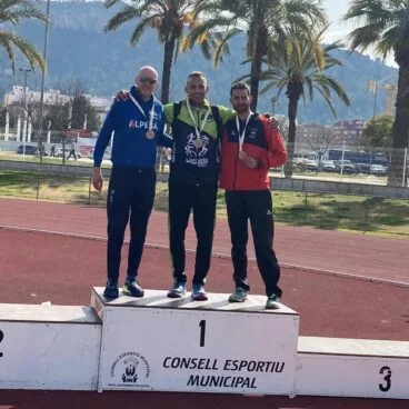 Youssef en el podio de Xàtiva