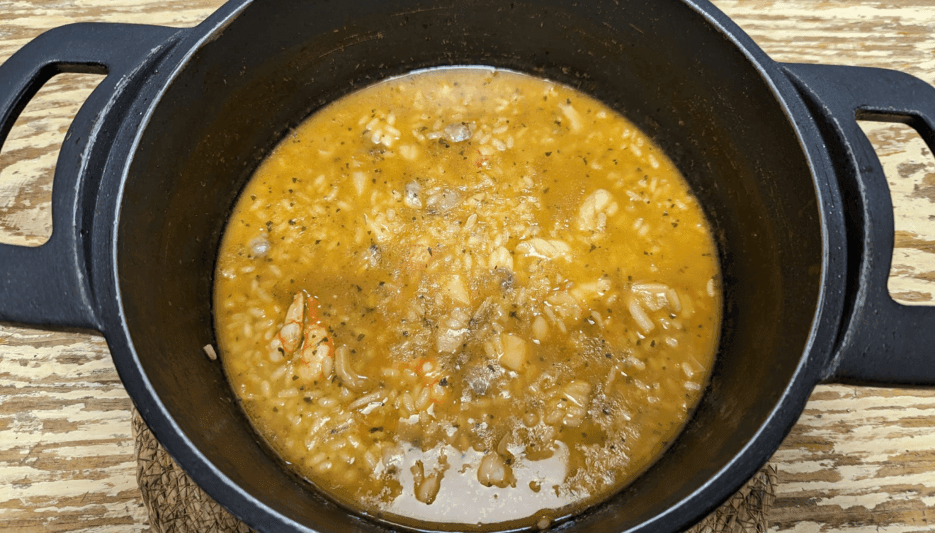 Arroz meloso del Restaurante Pepe y Estrella
