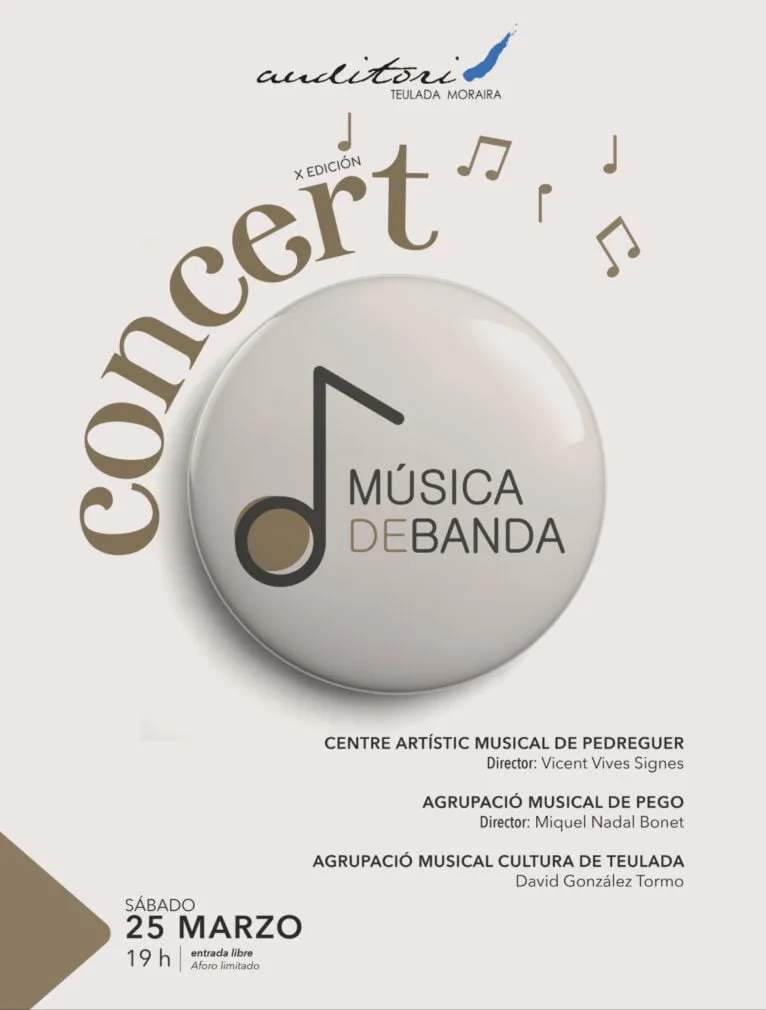 Cartel banda de música