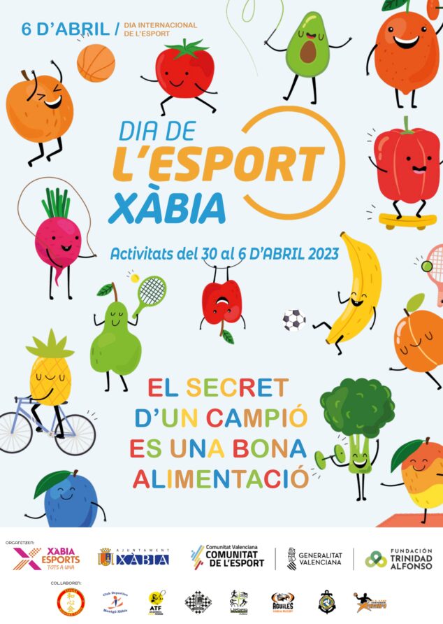 Imagen: Cartel de la jornada del Dia de l'Esport Xàbia