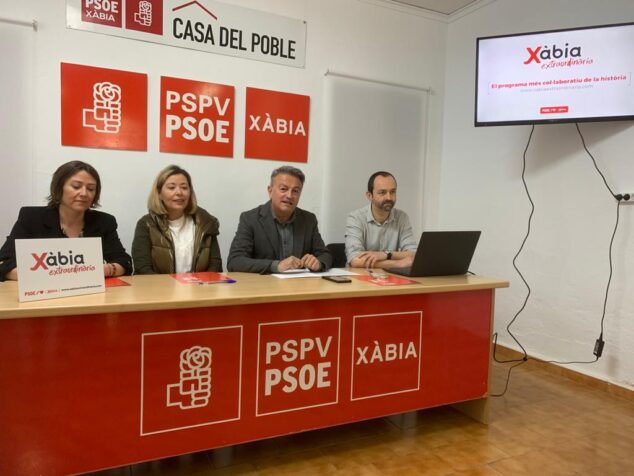 Imagen: El PSOE Xàbia presenta el programa colaborativo