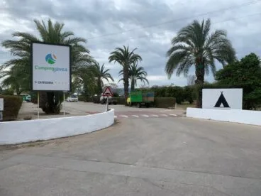 Entrada del Camping Jávea