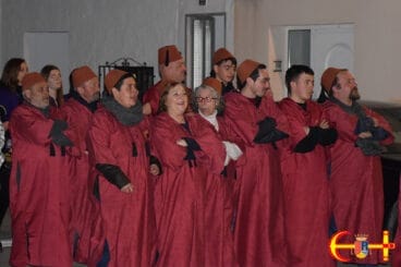 Filà Schaitans en la entraeta del Mig Any de Xàbia 2023