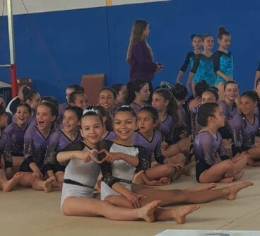 Gimnastas de Xàbia en el Campeonato Provincial