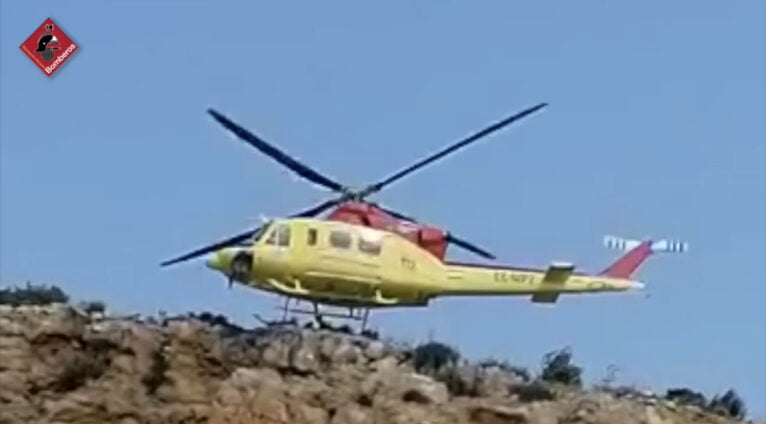 Helicoptero de rescate de Bomberos (archivo)