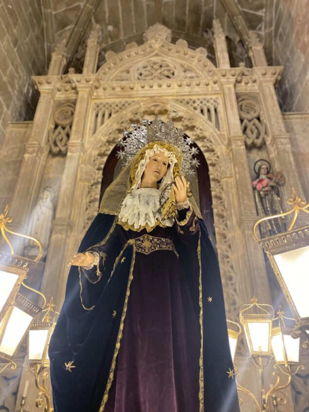 Imagen: La Dolorosa en el Altar de la Purísima | Foto José Font