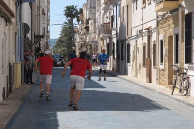Imagen: Partida de Pilota en Duanes de la Mar en el Mig Any de Festes Loreto