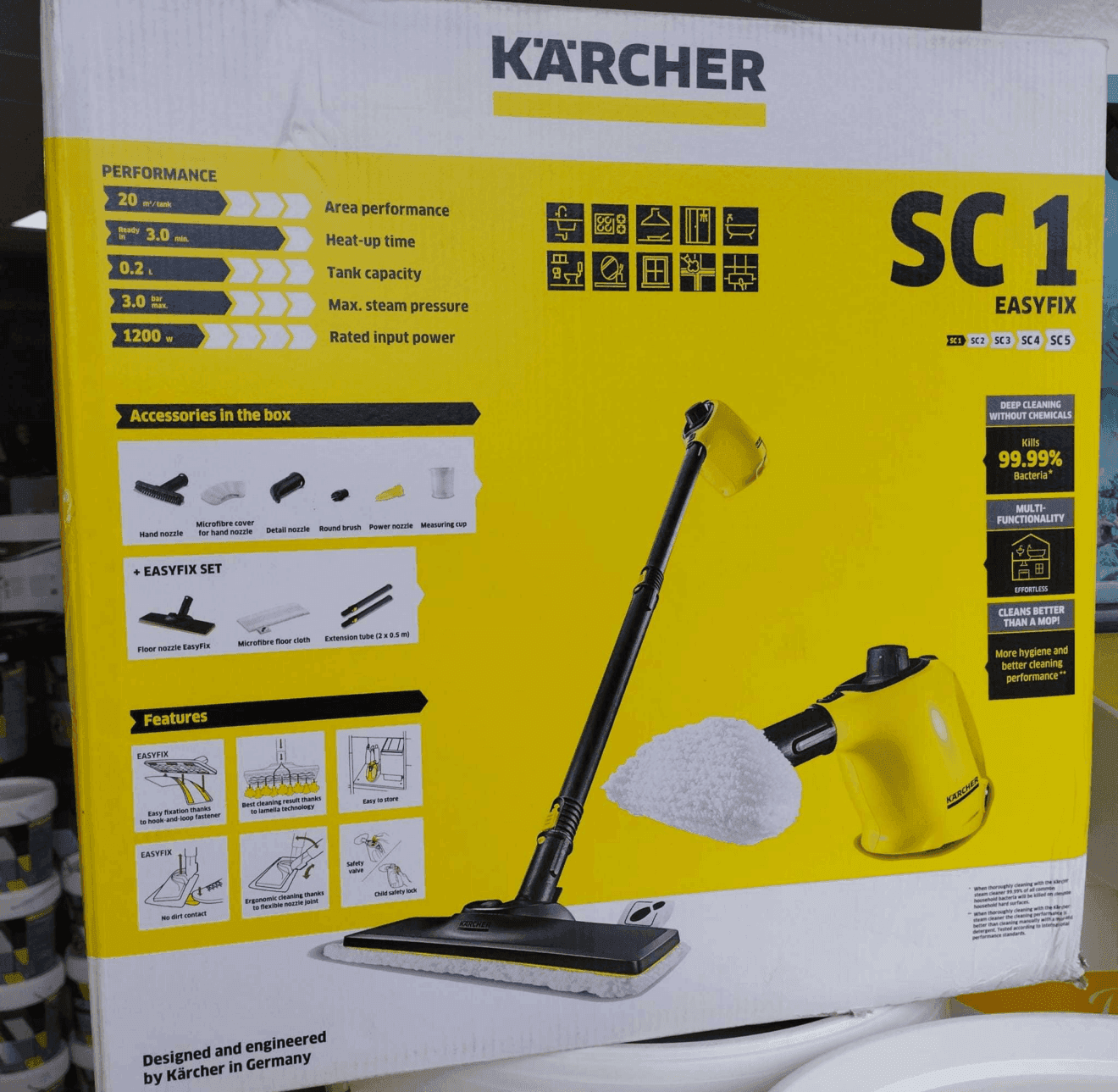 Limpiadora Kärcher SC1 en Decorxàbia