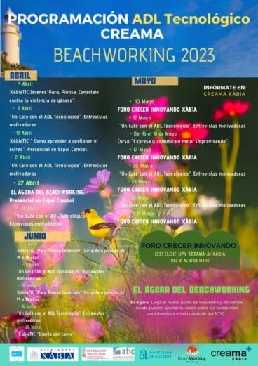 Programación del Beachworking Xàbia 2023