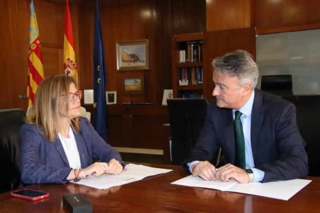 Imagen: Reunión de José Chulvi con la delegada del Gobierno en la Comunitat