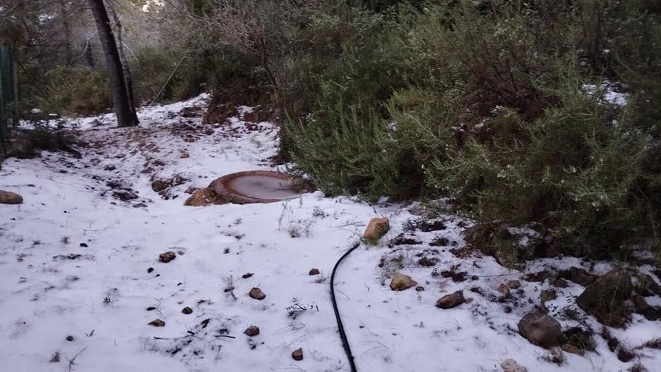 Xàbia amanece nevada en los primeros días de marzo | Foto Meteoxàbia