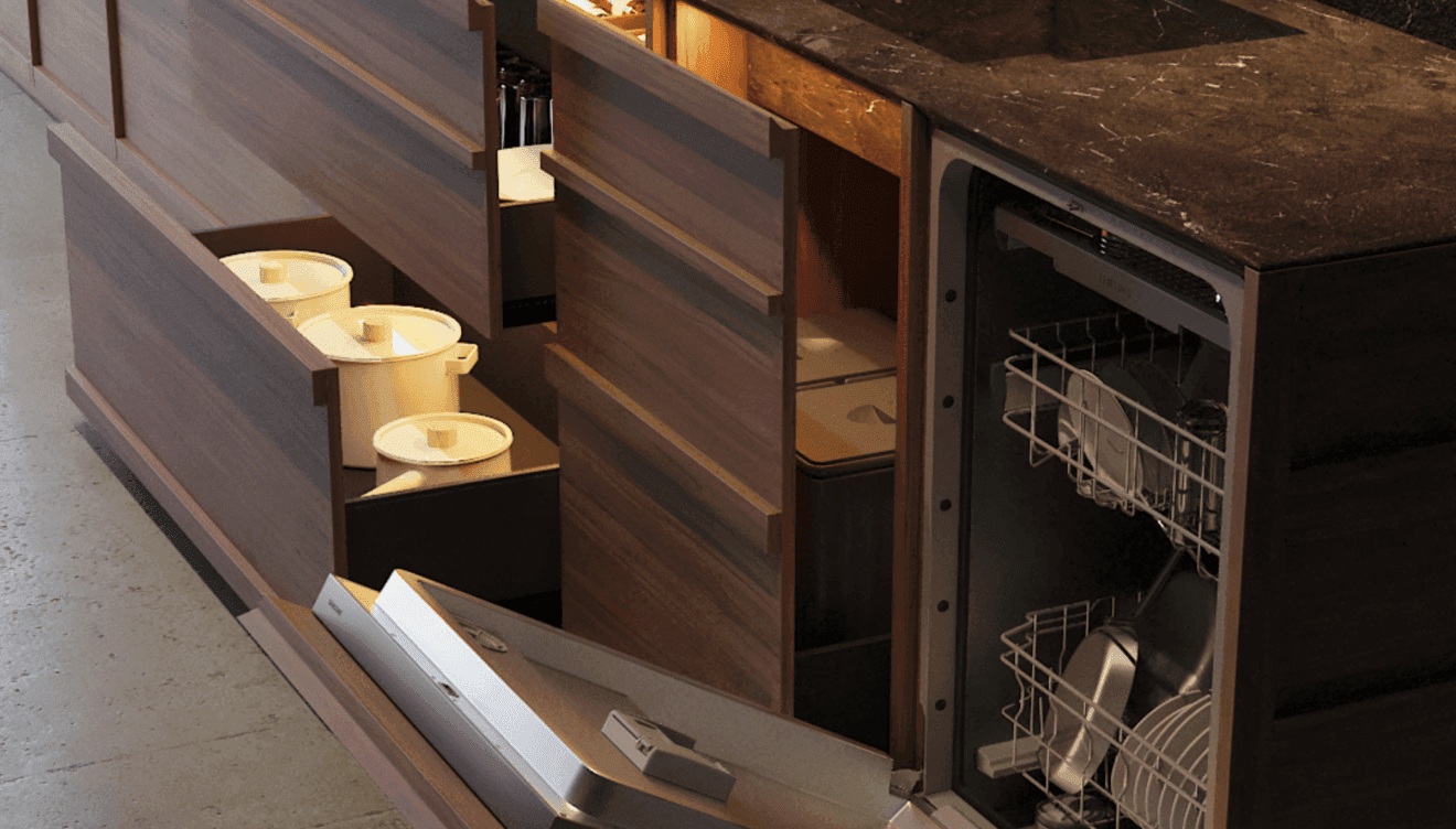 Organización perfecta en los cajones de la cocina