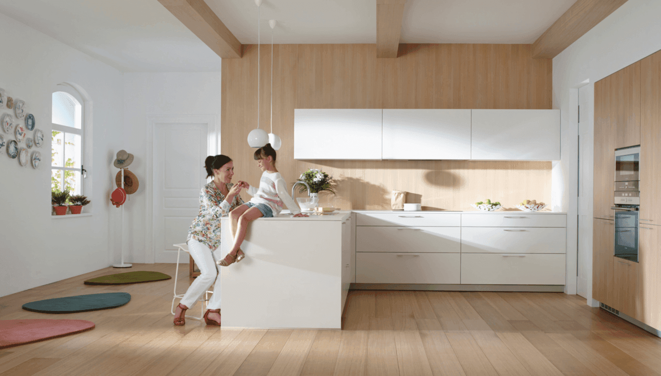 Cocina en forma de u perfecta para ganar espcio
