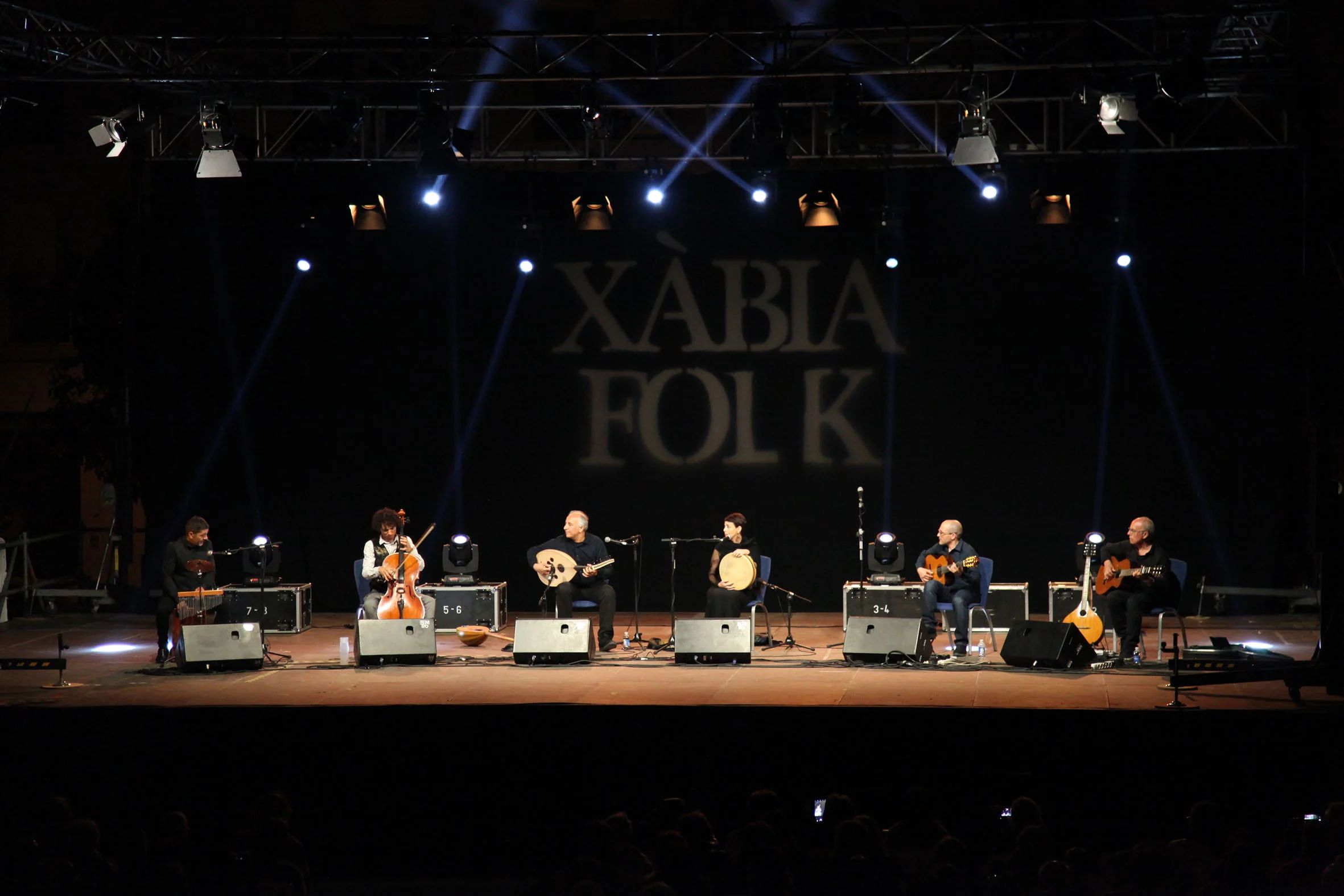 Actuación en el Festival de Xàbia Folk (archivo)