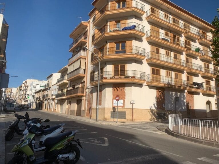 Actual edificio construido donde se ubicaba la Plaza de Toros de Xàbia