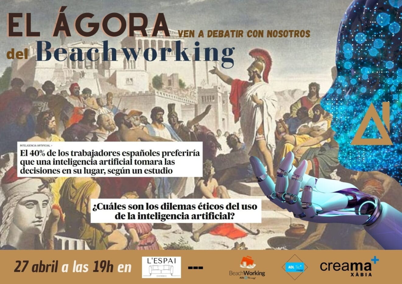 Cartel de la nueva jornada de Beachworking