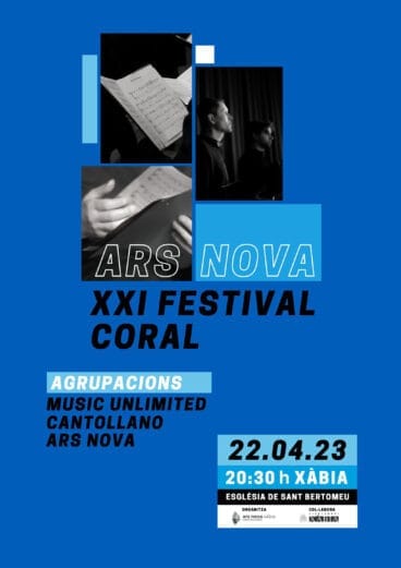 Cartel del XXI Festival Coral Ars Nova