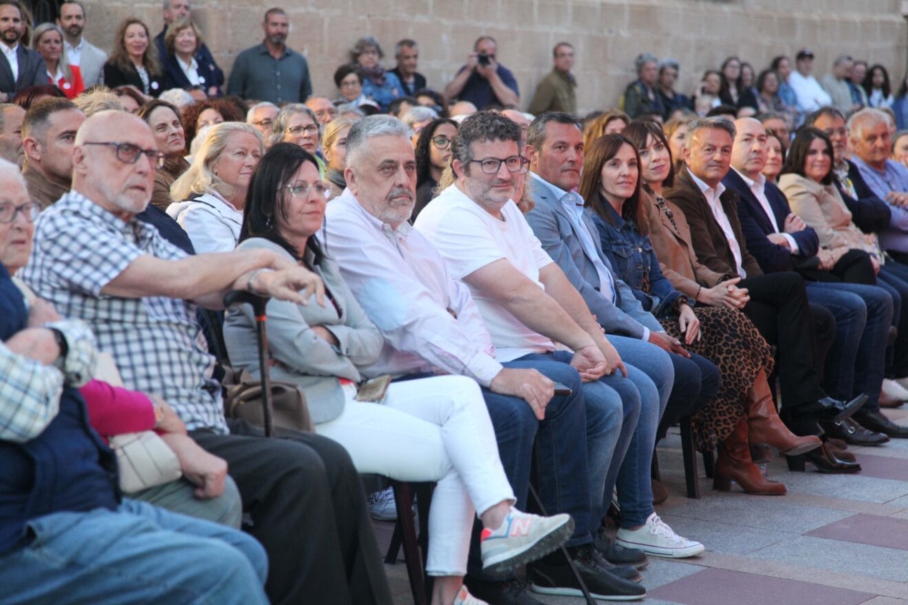 Concejales comarcales en el acto de candidatura del PSOE Xàbia