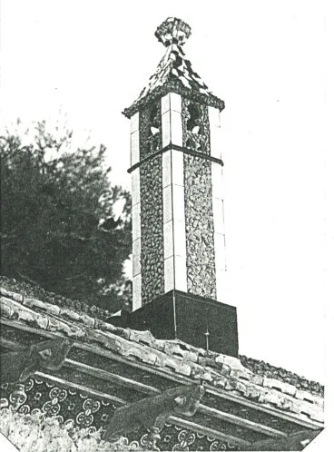 Detalle de alero y chimenea Casa Vista Alegre Xàbia | Foto AMX