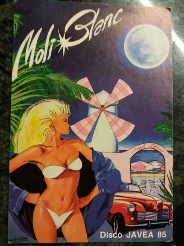 Foto Postal de la discoteca Moli Blanc