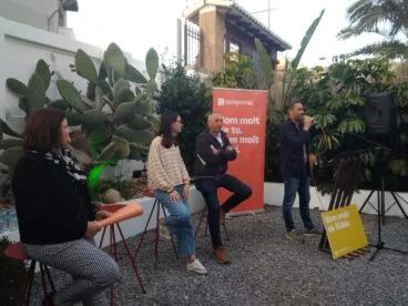 Gerard Fullana en el acto de presentación candidatura de Compromís per Xàbia