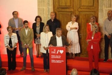 José Chulvi en el acto de presentación de candidatura