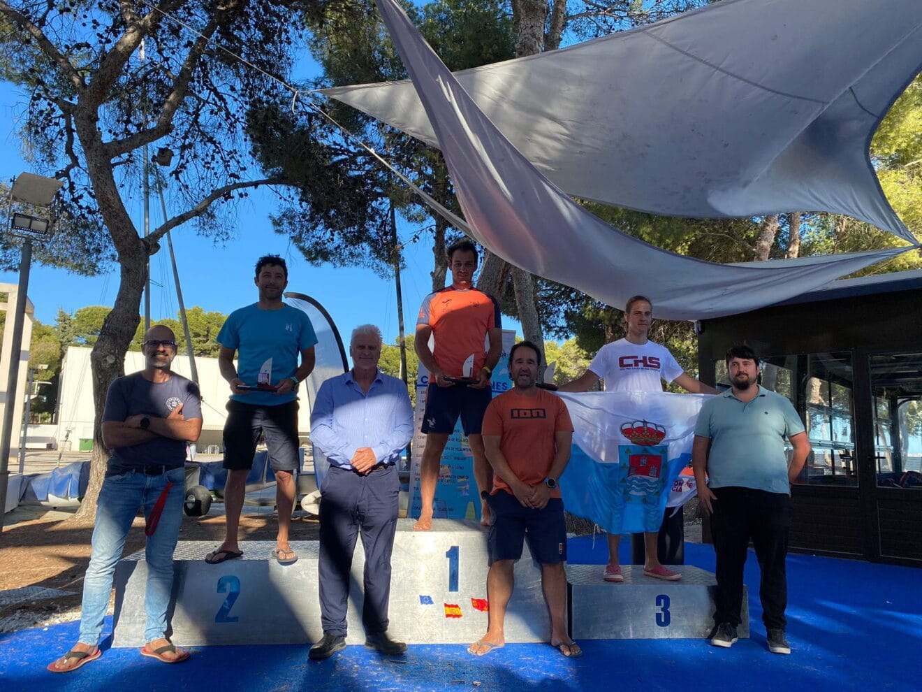 Podio de la competición de Slalom Absoluto celebrado en Los Alcázares, Murcia