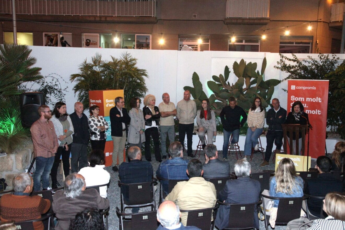 Presentación de los 10 primeros puestos de la lista de Compromís per Xàbia