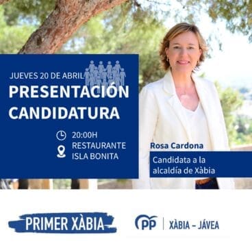 Presentación del equipo del PP de Xàbia