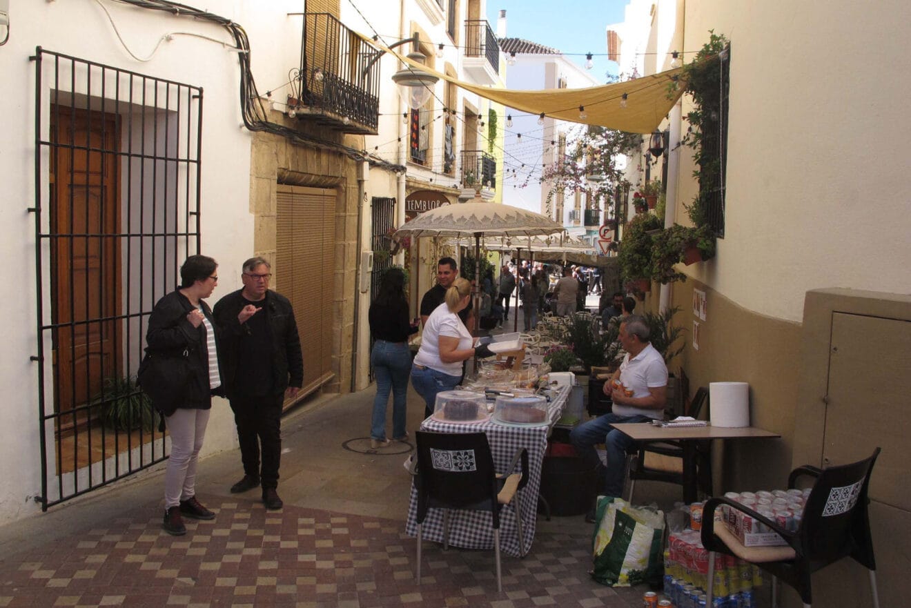 Xàbia durante la Fira d'Artesania