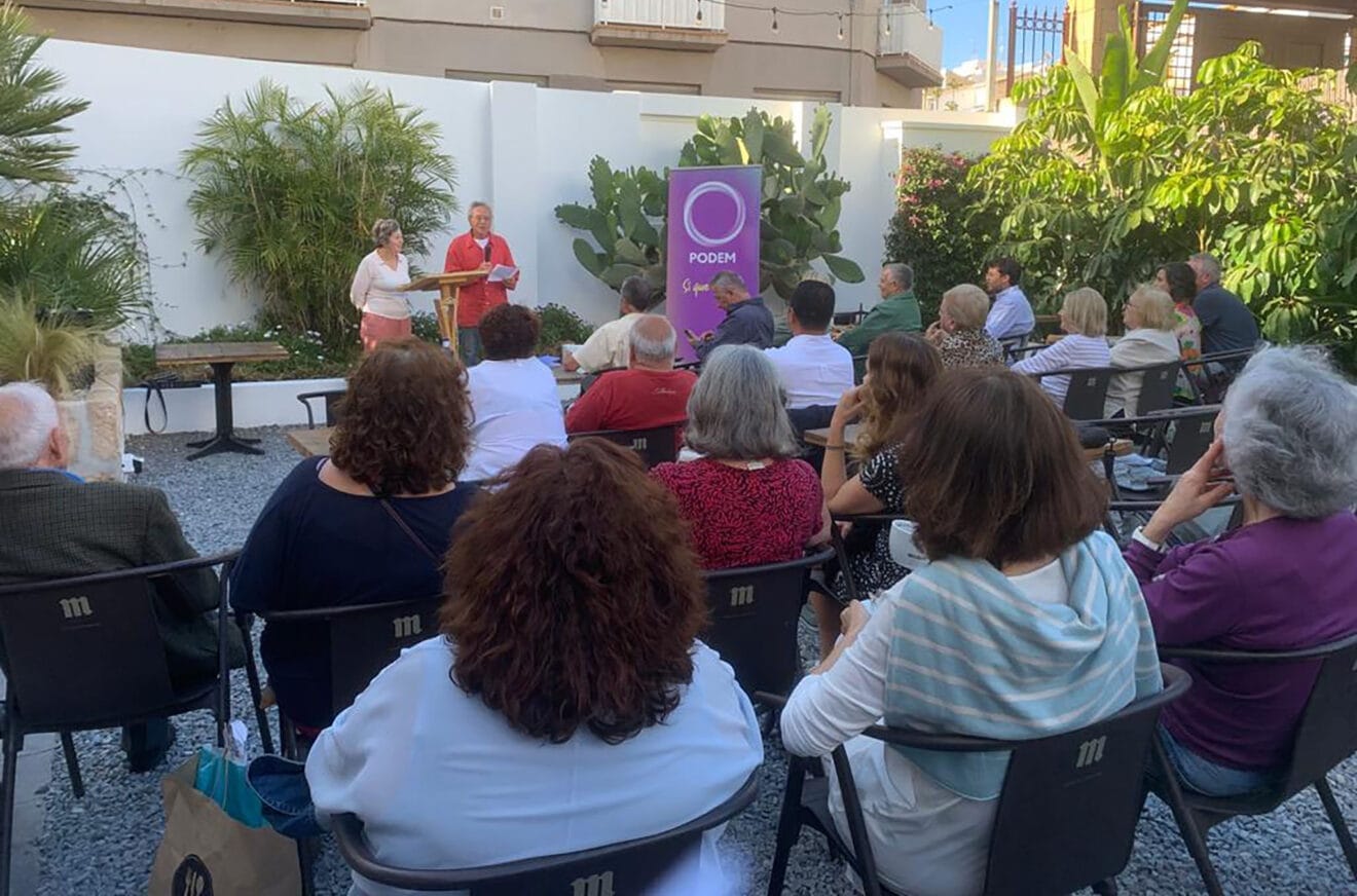 Acto de presentación de candidatura de Podemos Xàbia (archivo)