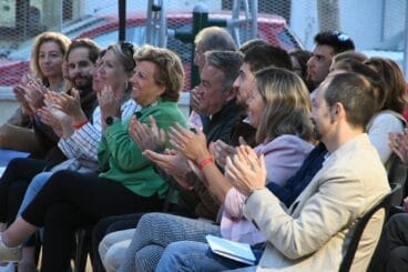 Candidatos del PSOE Xàbie en el mitin del Freginal