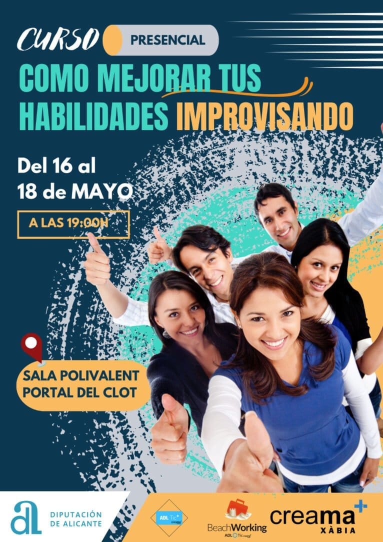 Cartel curso ADL Tecnológico Xàbia