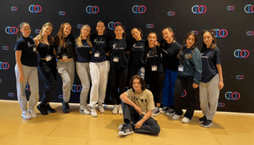 El equipo de Foot Works en el Global Dance Open