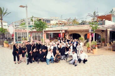 Equipo de Acqua en la reapertura