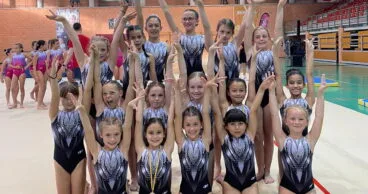 Gimnastas del Club Artística Montgó Xàbia
